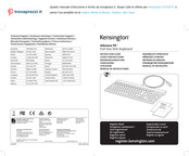 Kensington Advance Fit K72357IT Manual De Instrucciones