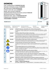 Siemens 8PQ9800-4AA10 Instructivo