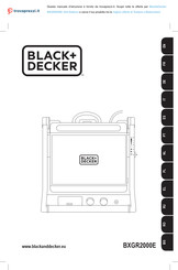 Black and Decker BXGR2000E Traducción De Instrucciones Originales