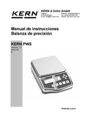 KERN and SOHN PWS Serie Manual De Instrucciones