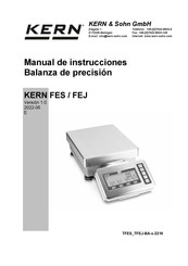 KERN and SOHN FEJ 62K-4DM Manual De Instrucciones