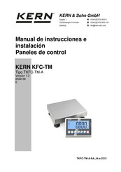 KERN and SOHN TKFC-TM-A Manual De Instrucciones