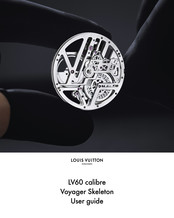 LOUIS VUITTON LV60 Voyager Skeleton Guia Del Usuario