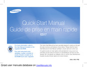 Samsung ES17 Manual De Inicio Rápido