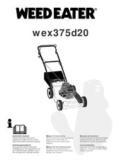 Weed Eater wex375d20 Manual De Las Instrucciones