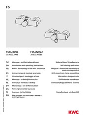 KWC F5SM2002 Instrucciones De Montaje Y Servicio