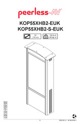 peerless-AV KOP55XHB2-EUK Manual Del Usuario