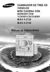 Samsung MAX-VJ740 Manual De Instrucciones