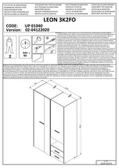 Forma Ideale LEON 3K2FO UP 01040 Instrucciones De Montaje