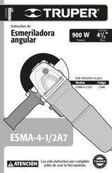 Truper ESMA-4-1/2A7 Instructivo