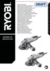 Ryobi RAG1010-125 Traducción De Las Instrucciones Originales