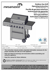 Megamaster 720-0982CR Instrucciones De Operación