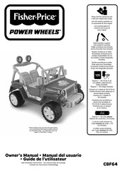 Fisher-Price POWER WHEELS CBF64 Manual Del Usuario