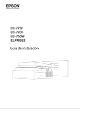 Epson EB-760W Guia De Instalacion