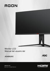 AOC Agon AG405UXC Manual Del Usuario