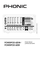 Phonic POWERPOD 620 Plus Manual Del Usuario