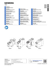 Siemens SIRIUS 3RW302 Instructivo