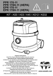 Numatic PPR 170-11 Traducción Del Manual De Uso Original