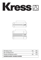 KRESS KA3008 Manual De Instrucciones