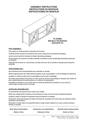 Hudson & Canal TV0678 Instrucciones De Montaje