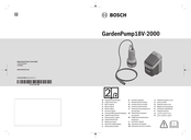 Bosch GardenPump18V-2000 Manual Original