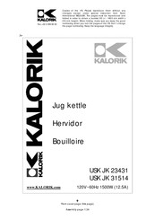 Kalorik USK JK 31514 Manual Del Usuario