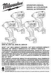 Milwaukee M18 1/2 Manual Del Usuario