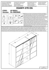 Forma Ideale KSANTI 270 OG UP 00921 Instrucciones De Montaje