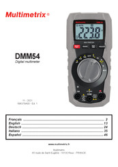 Multimetrix DMM54 Manual De Instrucciones