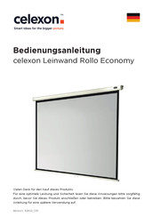 Celexon Leinwand Rollo Economy Manual De Instrucciones