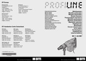 BTI PROFILINE BH 11-80 ME Manual Original