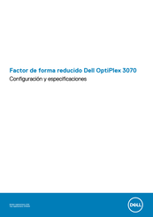 Dell D11S Configuración Y Especificaciones