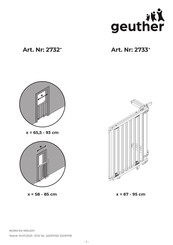 Geuther 2733 Serie Manual De Instrucciones