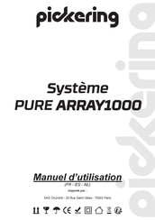 PICKERING PURE ARRAY1000 Manual Del Usuario