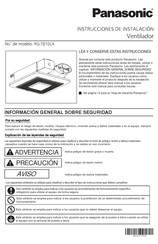 Panasonic RG-T810LA Instrucciones De Instalación