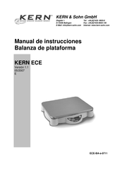 KERN ECE50K50 Manual De Instrucciones