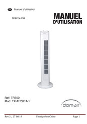 Domair TX-TF29DT-1 Instrucciones De Uso