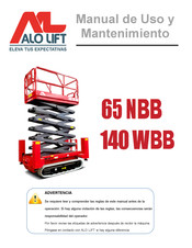 Alo Lift 65 NBB 140 WBB Manual De Uso Y Mantenimiento