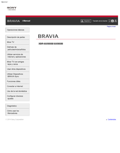 Sony BRAVIA XBR-55X900B Manual