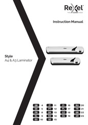 Rexel Style A3 Manual De Instrucciones