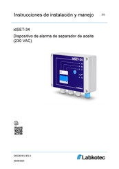 LABKOTEC idSET-34 Instrucciones De Instalación Y Manejo