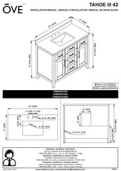 OVE TAHOE III 42 Manual De Instalación