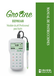 Hanna Instruments GroLine HI98168 Manual De Instrucciones