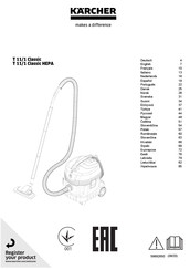 Kärcher T 11/1 Classic Manual Del Usuario