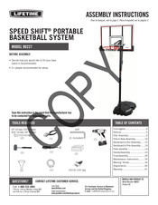 Lifetime SPEED SHIFT 90227 Instrucciones De Ensamble