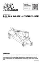 BIG RED JACKS Torin T825013S Manuel Du Propriétaire