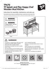 TP Toys TP670 Instrucciones De Montaje, Mantenimiento Y Uso