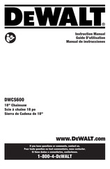 DeWalt DWCS600 Manual De Instrucciones