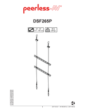 peerless-AV DSF265P Manual Del Usuario