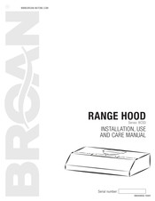 Broan BCSD130 Manual De Instalación,Utilización Y Cuidado